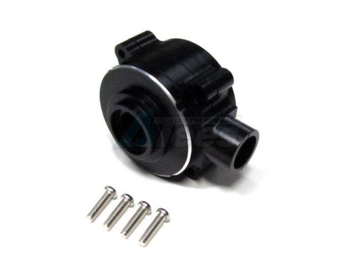 GPM Racing Traxxas E-Maxx 2 Aluminum Front / Rear Gear Box 1 Pair Black