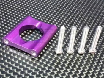 GPM Racing Traxxas T-Maxx 3.3 Aluminum Rear Gear Box Brace With Screws Set Purple