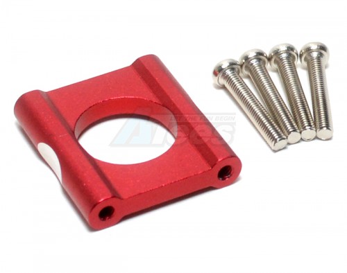 GPM Racing Traxxas T-Maxx Aluminum Rear Gear Box Brace With Screws Set Red