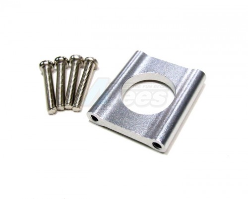 GPM Racing Traxxas T-Maxx Aluminum Rear Gear Box Brace With Screws Set Silver