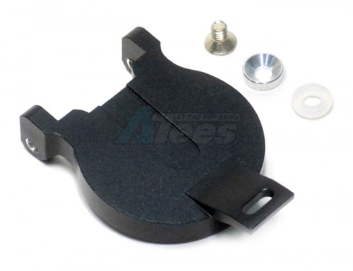 GPM Racing Traxxas T-Maxx Aluminum Fuel Tank Cap With Screw & Collars & O-ring - 1pc Set Black