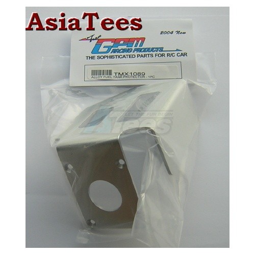 GPM Racing Traxxas T-Maxx Aluminum Fuel Tank Protector Silver