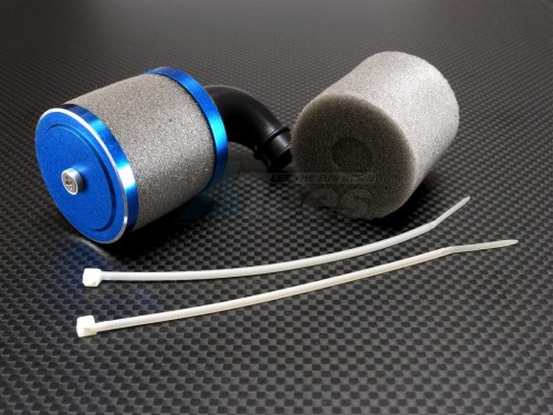 GPM Racing Traxxas T-Maxx 2.5 Aluminum Air Filter Set Blue