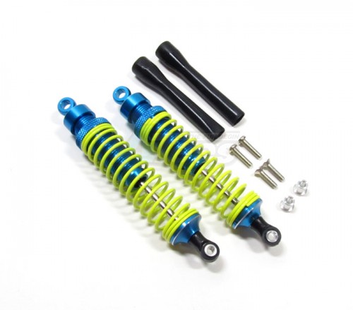 GPM Racing Traxxas T-Maxx Aluminum Front / Rear Damper With Screws & Collars -100mm Long 1 Pair Set Blue