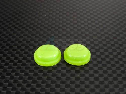 GPM Racing Traxxas T-Maxx Plastic Yellow Cap 1 Pair