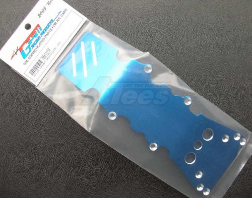 GPM Racing Traxxas T-Maxx Aluminum Front Skid Plate With Screws Set Blue