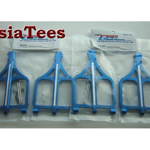 GPM Racing Traxxas T-Maxx 2.5 Aluminum Front or Rear Upper Arm Set (TRX 2.5) Blue