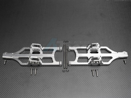 GPM Racing Traxxas T-Maxx 2.5 Aluminum Front / Rear Lower Arm Set (TRX 2.5) Silver