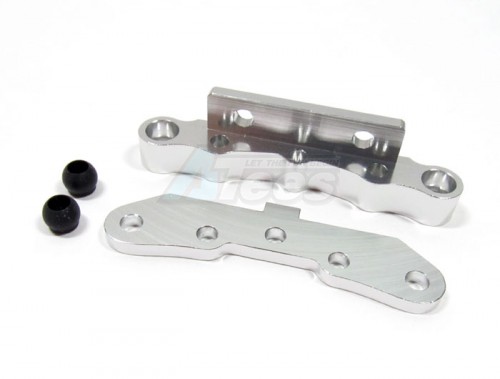 GPM Racing HPI Trophy 3.5 Aluminum Rear Arm Bulk - 2 Pieces Silver