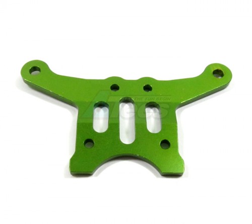GPM Racing HPI Trophy 3.5 Aluminum Linkage Plate Of Front Gear Box & Steering Plate - 1pc Set Green
