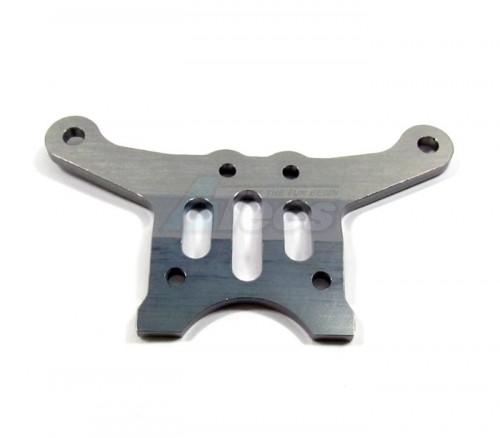 GPM Racing HPI Trophy 3.5 Aluminum Linkage Plate Of Front Gear Box & Steering Plate - 1pc Set Gun Metal