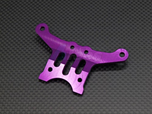 GPM Racing HPI Trophy 3.5 Aluminum Linkage Plate Of Front Gear Box & Steering Plate - 1 Piece Set Purple