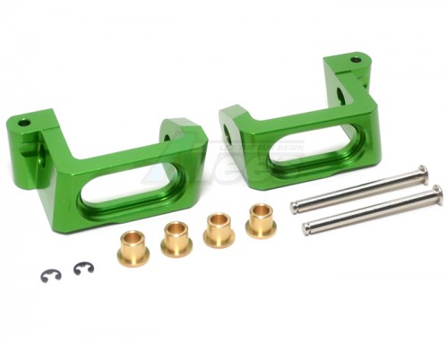 GPM Racing HPI Trophy 3.5 Aluminum Front C-hub - 1 Pair Set Green