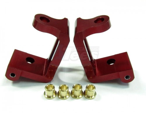 GPM Racing HPI Trophy 3.5 Aluminum Front C-hub - 1pr Set Red