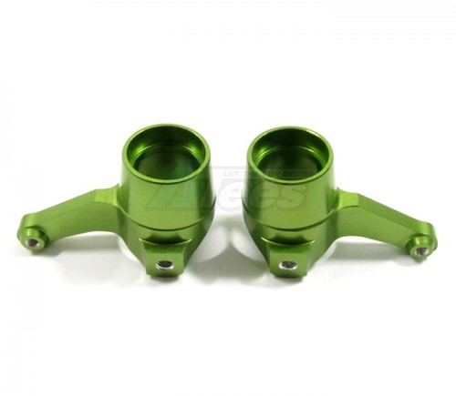 GPM Racing HPI Trophy 3.5 Aluminum Front Knuckle Arm - 1 Pair Green