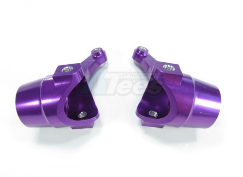 GPM Racing HPI Trophy 3.5 Aluminum Front Knuckle Arm - 1 Pair Purple