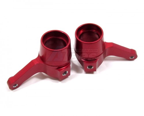 GPM Racing HPI Trophy 3.5 Aluminum Front Knuckle Arm - 1pr Red