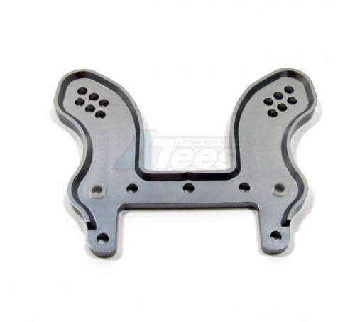GPM Racing HPI Trophy 3.5 Aluminum Front Damper Plate - 1pc Gun Metal