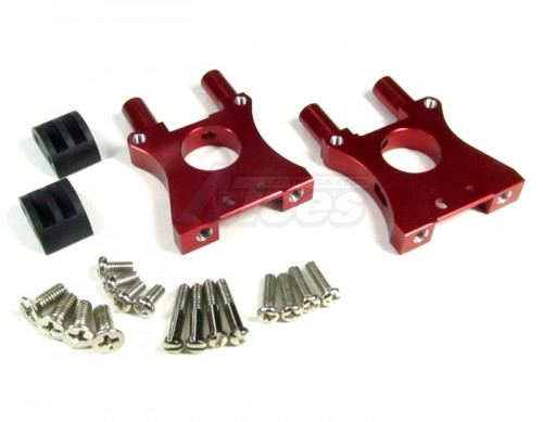 GPM Racing HPI Trophy 3.5 Aluminum Center Gear Box Mount - 1Set Red