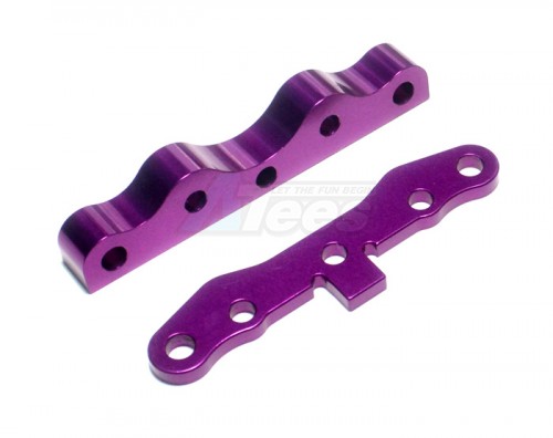 GPM Racing HPI Trophy 4.6 Truggy Aluminum Front Suspension Holder Mount - 1set Purple