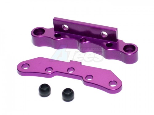 GPM Racing HPI Trophy 4.6 Truggy Aluminum Rear Suspension Holder Mount - 1set Purple