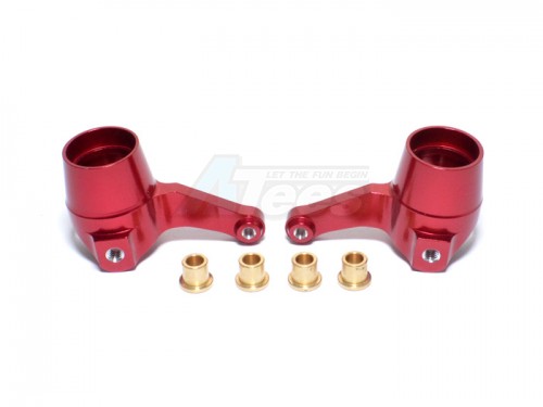 GPM Racing HPI Trophy 4.6 Truggy Aluminum Front Steering Arm - 1pr Red