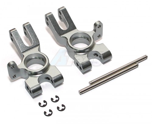 GPM Racing HPI Trophy 4.6 Truggy Aluminum Rear Wheel Hub - 1pr Silver