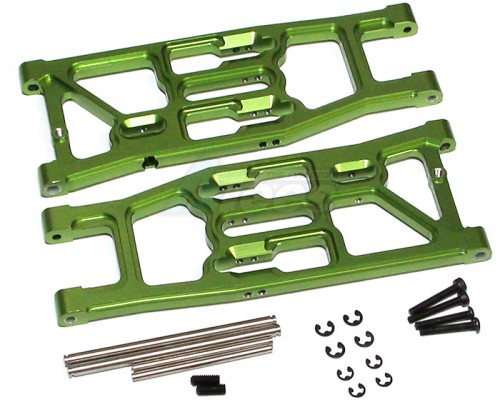 GPM Racing HPI Trophy 4.6 Truggy Aluminum Rear Lower Suspension Arm - 1pr Green
