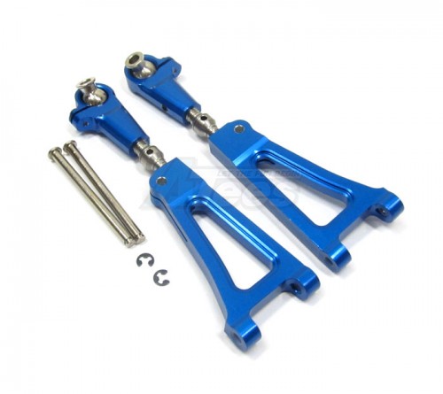 GPM Racing HPI Trophy 3.5 Aluminum Front Upper Arm - 1pr Set Blue