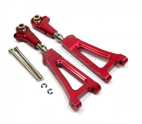 GPM Racing HPI Trophy 3.5 Aluminum Front Upper Arm - 1pr Set Red
