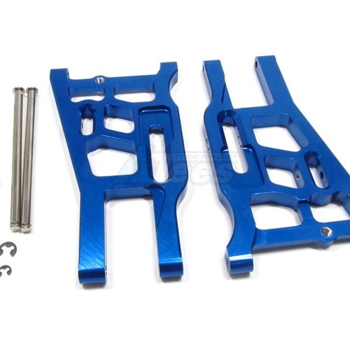 GPM Racing HPI Trophy 3.5 Aluminum Front Lower Arm - 1pr Set Blue