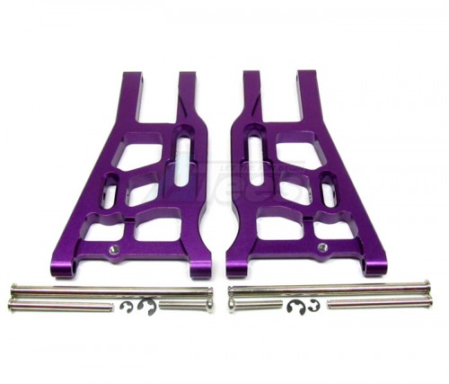 GPM Racing HPI Trophy 3.5 Aluminum Front Lower Arm - 1 Pair Set Purple