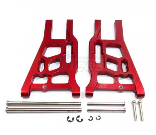 GPM Racing HPI Trophy 3.5 Aluminum Front Lower Arm - 1pr Set Red