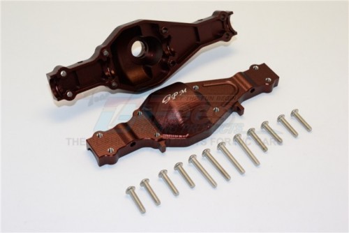 GPM Racing Tamiya 1/14 Truck (1838LS) Aluminum Rear Gear Box -14 Pc Set BR