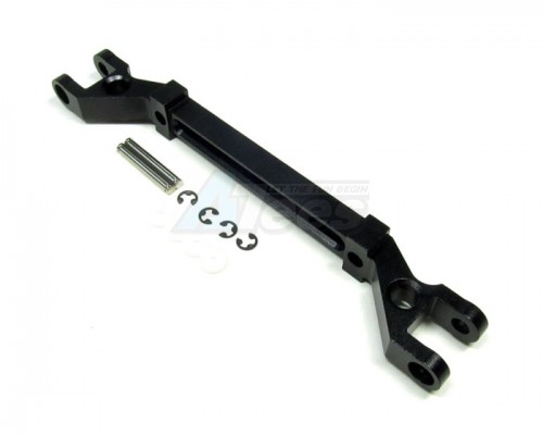 GPM Racing Tamiya 1/14 Truck MAN TGX Aluminum Front Axle With Pins & E-Clips & Collars Set Black