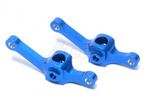 GPM Racing Tamiya 1/14 Truck (1838LS) Aluminum Front Knuckle Arm 1 Pair Blue