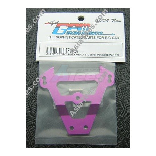 GPM Racing Traxxas Summit Aluminum Front Bulk Head Tie Bars Purple