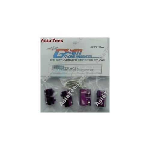 GPM Racing Traxxas Revo Aluminum Servos Mount- 2 prs set Purple