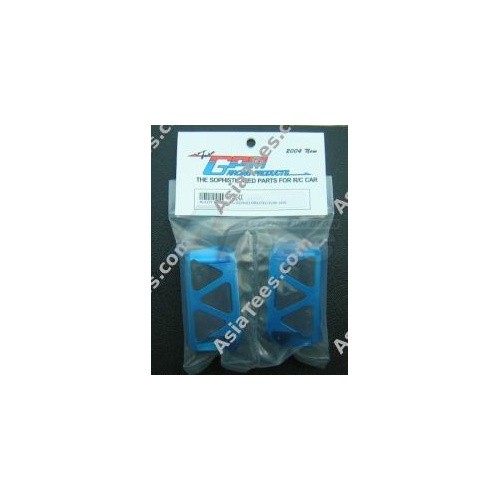 GPM Racing Traxxas Revo 3.3 Aluminum Steering Servo Protector - 1pr Blue