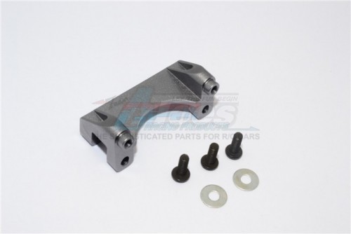 GPM Racing Traxxas E-Revo Aluminum Front Damper Mount With Counter Sink Washers & Screws - 1pc Set Gun Metal