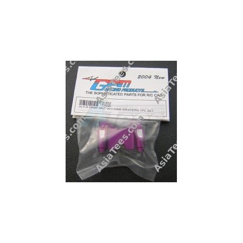 GPM Racing Traxxas Revo Aluminum Rear Damper Mount - 1pc Purple