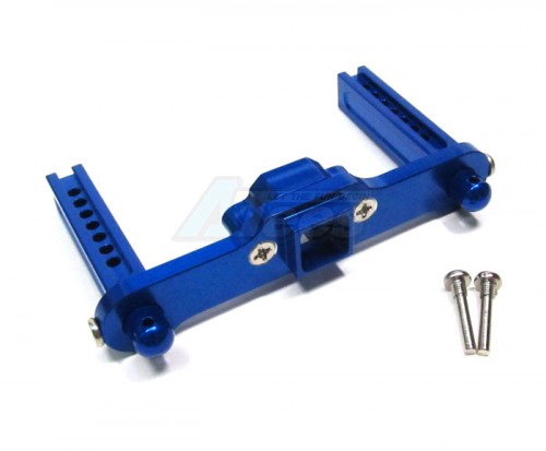 GPM Racing Traxxas Revo Aluminum Rear Body Post with Screws - 1 Set Blue