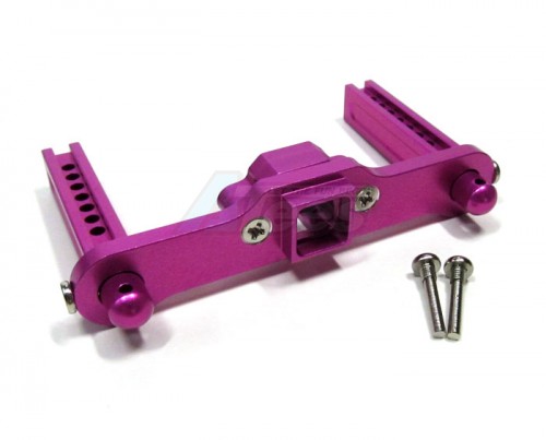 GPM Racing Traxxas E-Revo Aluminum Rear Body Post with Screws - 1 Set Pink