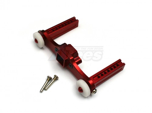 GPM Racing Traxxas E-Revo Aluminum Rear Body Post with Screws - 1 Set Red