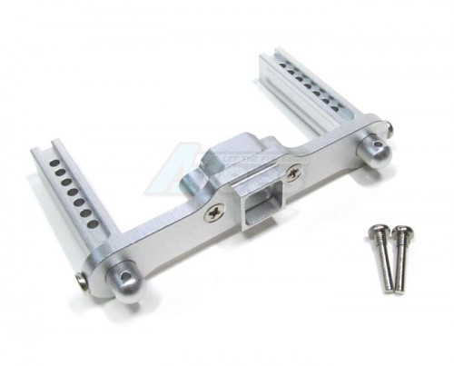 GPM Racing Traxxas Revo Aluminum Rear Body Post with Screws - 1 Set Silver