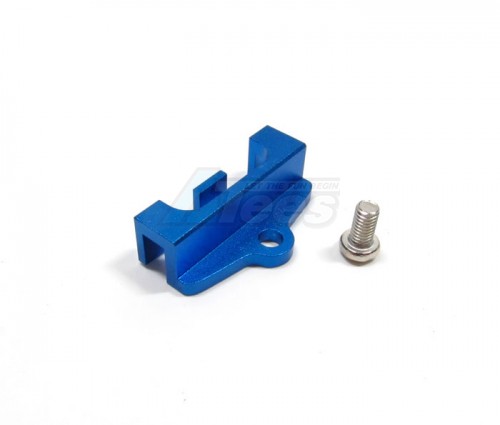 GPM Racing Traxxas Revo Aluminum Front Servo Wires Bunch With Screw Blue