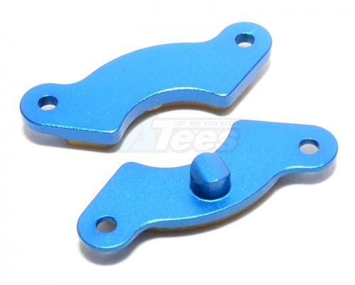 GPM Racing Traxxas Revo Aluminum Brake Pad Side Plate - 1 pair Blue