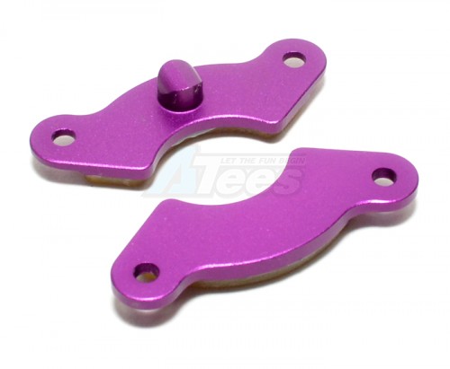 GPM Racing Traxxas Revo Aluminum Brake Pad Side Plate - 1 pair Purple