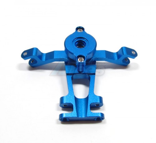 GPM Racing Traxxas E-Revo Aluminum Steering Assembly - 3pcs Set (With 2.3mm & 2.1mm Coil Springs - 2pcs) Blue