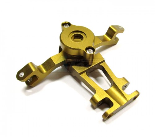 GPM Racing Traxxas E-Revo Aluminum Steering Assembly - 3pcs Set (With 2.3mm & 2.1mm Coil Springs - 2pcs) Golden Black